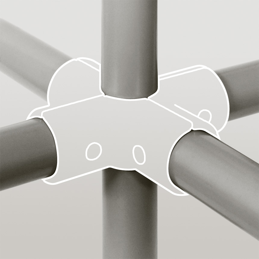 Stahlrohr RAL 9006 Weißaluminium Stahlrohr RAL 9006 Weißaluminium