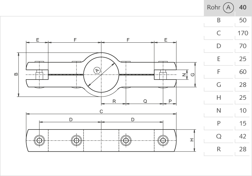17 a | 
Trennwandhalter – doppelt 17 a | 
Trennwandhalter – doppelt